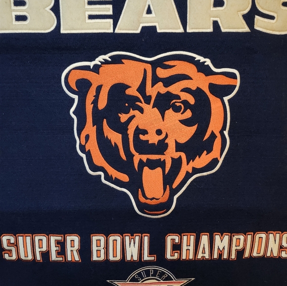 Chicago Bears 24" x 38" Wool NFL Dynasty Banner - Picture 4 of 6